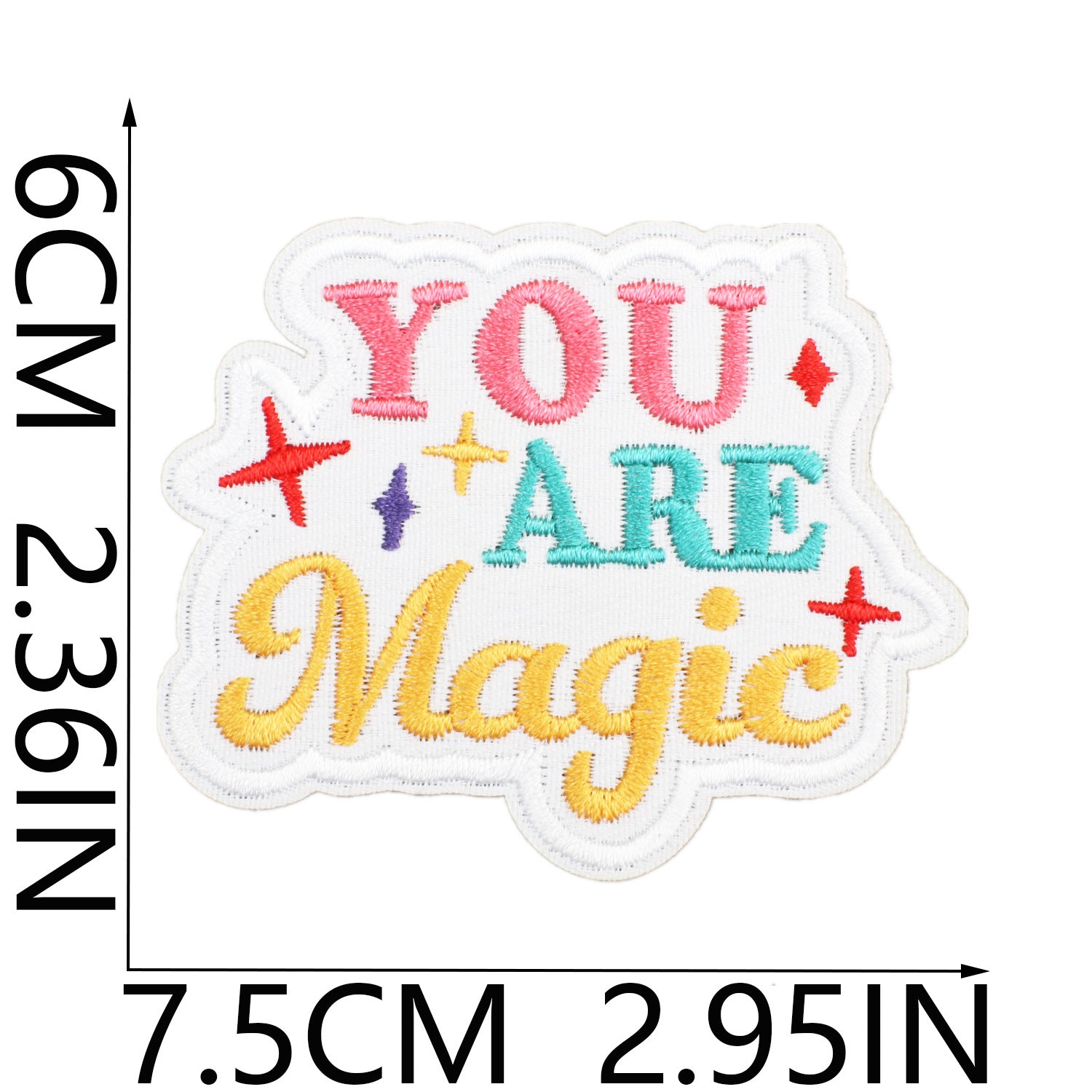 Wholesale Peace Self Love Embroidery Decorative Embroidery Patch FS